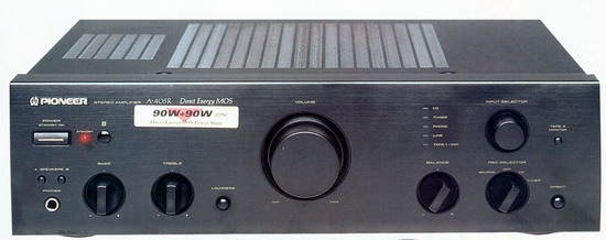 Усилитель Pioneer A-405R review and foto Усилитель Pioneer A-405R